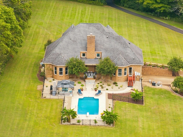 2971 Spanntown Rd, Arrington, TN 37014 - aerial view of property and surrounding area featuring a pool area