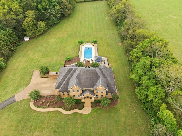 2971 Spanntown Rd, Arrington, TN 37014 - aerial view of property and surrounding area with a pool area