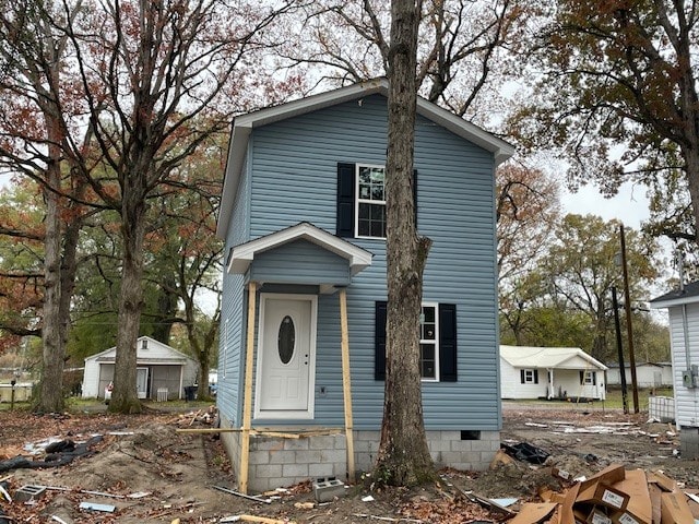 view of front of property