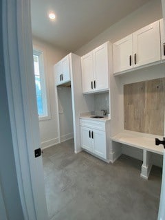 mudroom with sink