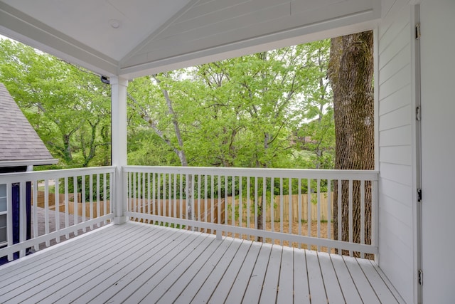 view of deck