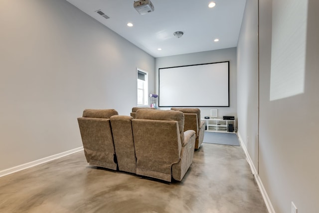 view of home theater room