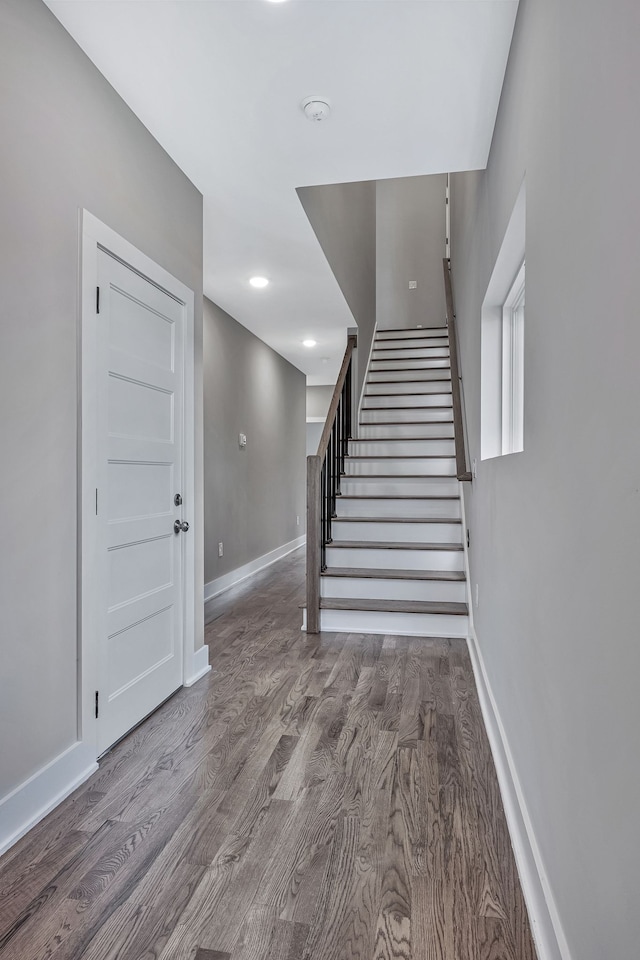 interior space featuring hardwood / wood-style floors