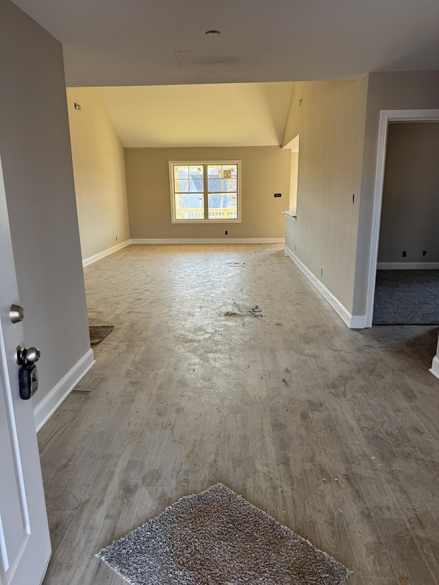 unfurnished room featuring hardwood / wood-style floors