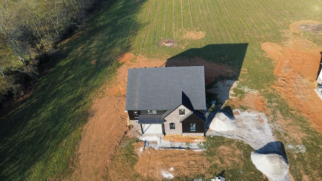 bird's eye view featuring a rural view