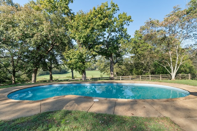 view of pool