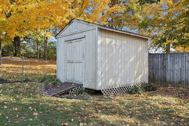 view of outdoor structure