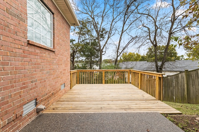 view of deck