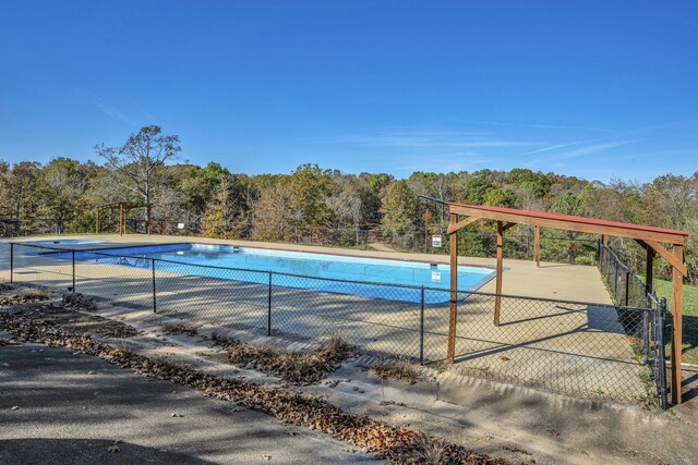 view of pool