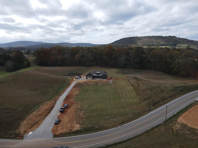 948 Hidden River Rd, Rock Island, TN 38581 - bird's eye view featuring a mountain view, a rural view, and a forest view