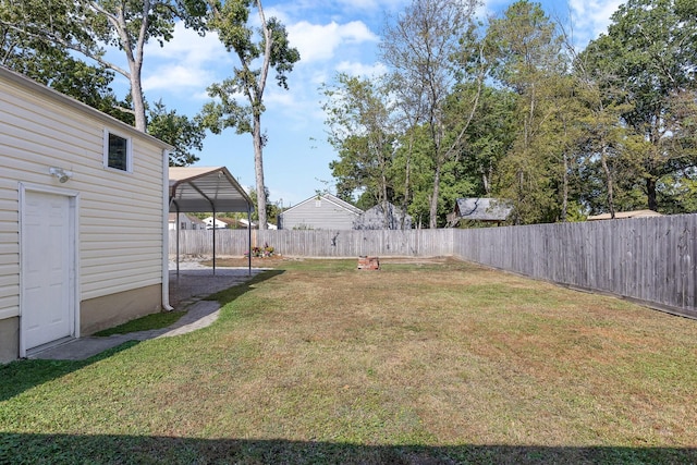 1529 Springvale Rd, Chattanooga, TN 37412 - fenced backyard with a detached carport