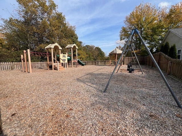 view of play area