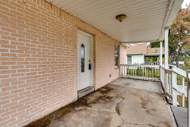 view of patio / terrace featuring a porch