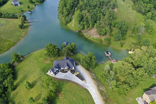 1878 Ferry Hill Rd, Dandridge, TN 37725 - aerial view of property's location with a large body of water