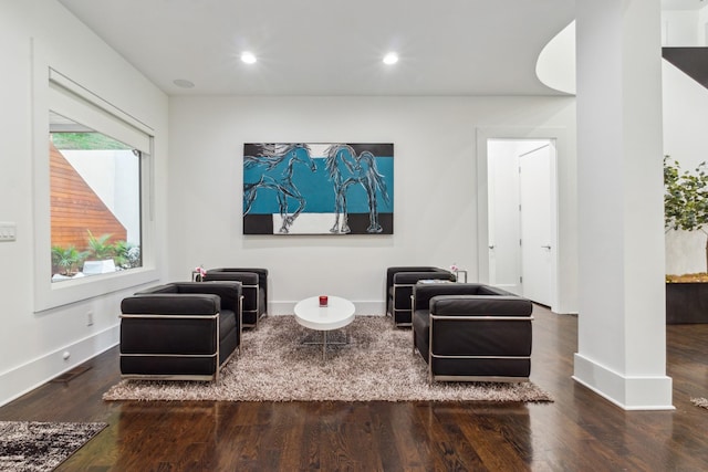31 Annandale, Nashville, TN 37215 - living room with wood finished floors, recessed lighting, and baseboards