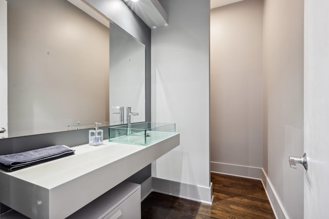 31 Annandale, Nashville, TN 37215 - bathroom with wood finished floors and baseboards