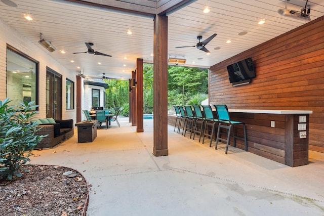 31 Annandale, Nashville, TN 37215 - view of patio with a ceiling fan
