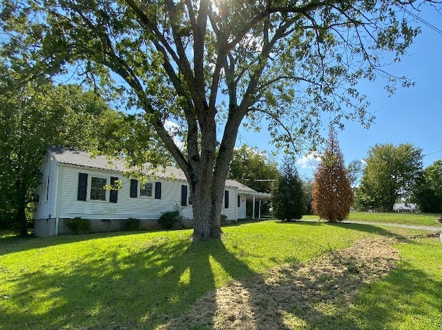 view of yard