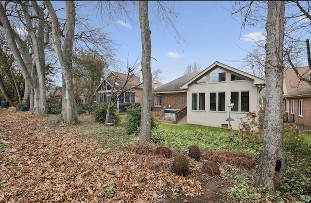 view of rear view of property