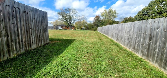 view of yard