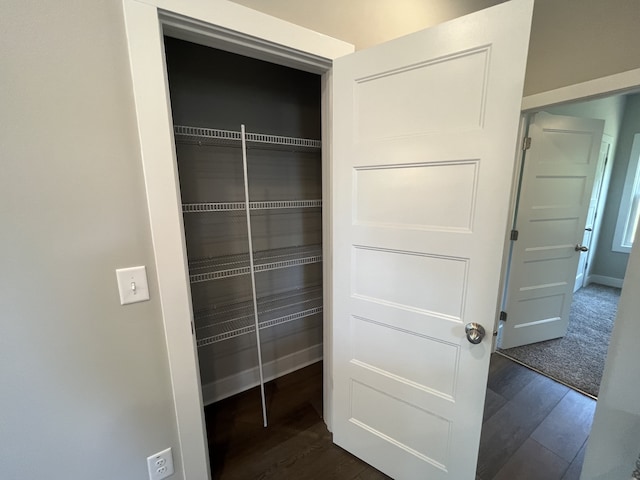 view of closet