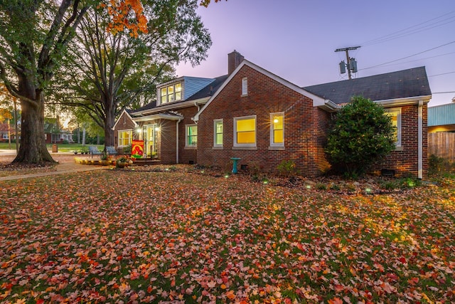 view of front of home