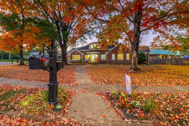 view of ranch-style house