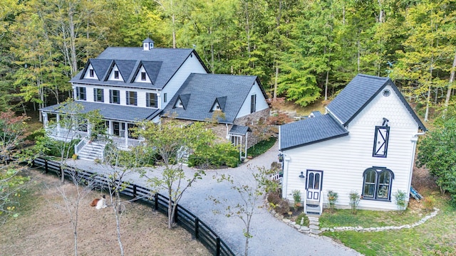 exterior space featuring a porch