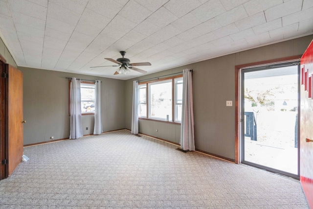 122 Shelton St, Linden, TN 37096 - empty room featuring light carpet and a ceiling fan