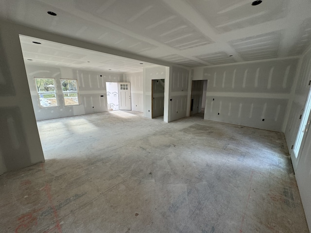 view of unfurnished living room