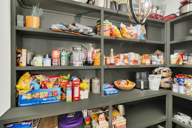 view of pantry