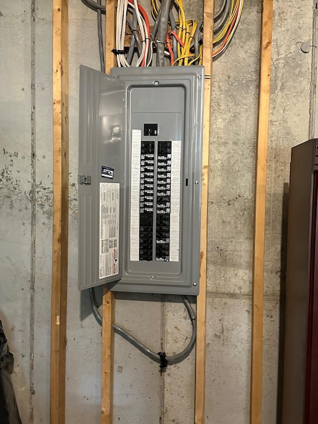 utilities with electric panel