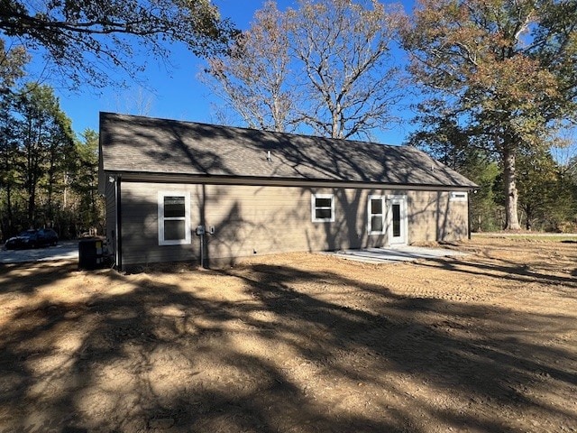 view of back of property