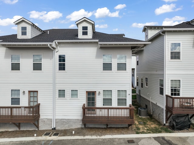 view of back of property