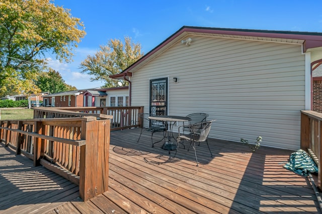 view of deck