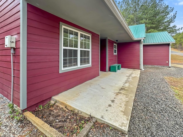 exterior space featuring a patio