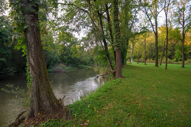 view of water feature