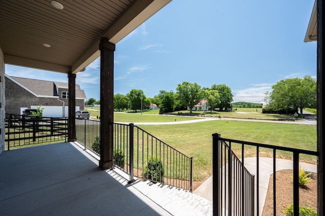 view of patio / terrace featuring a porch