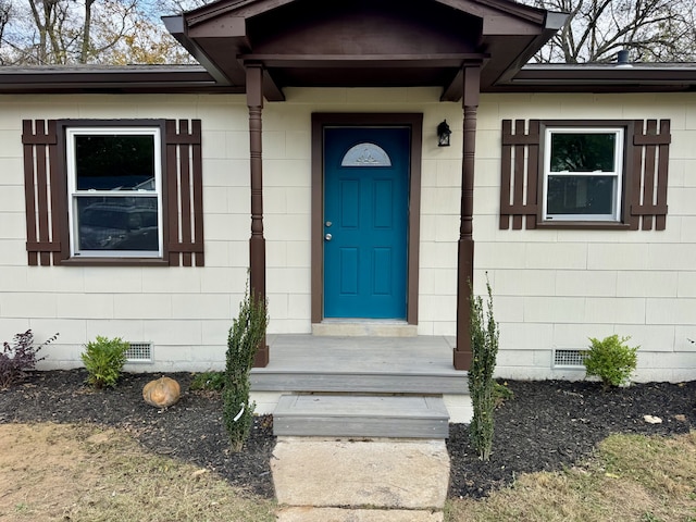 view of entrance to property