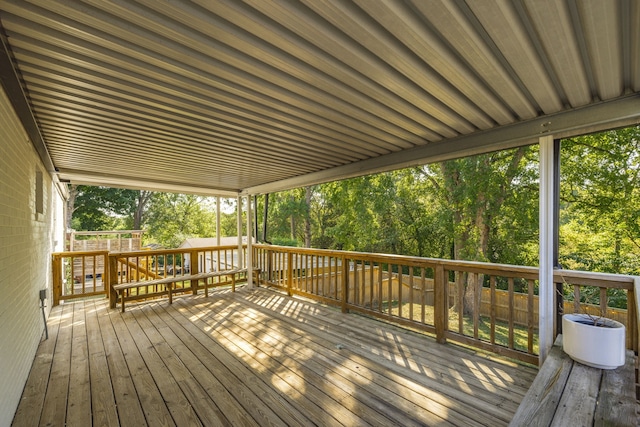 view of deck