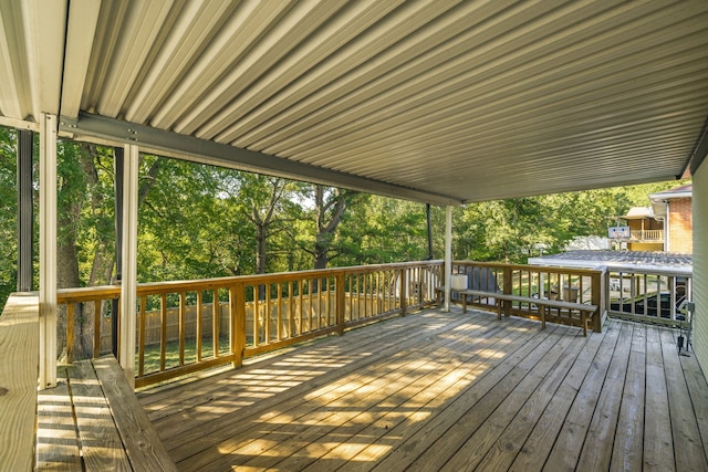 view of deck