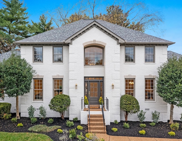 view of colonial inspired home