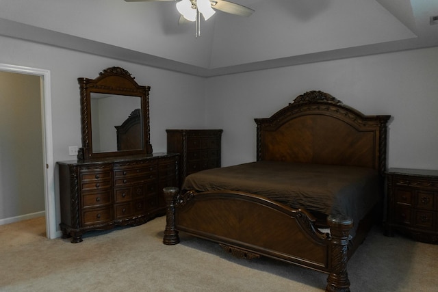 101 Brookstone Dr, Burns, TN 37029 - bedroom featuring ceiling fan, light carpet, and visible vents