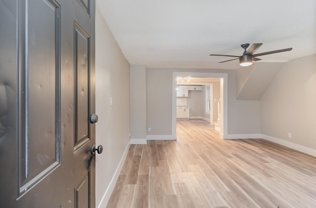 1828 S Main St, Columbia, TN 38401 - bonus room featuring ceiling fan, light wood finished floors, and baseboards