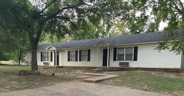 view of ranch-style home