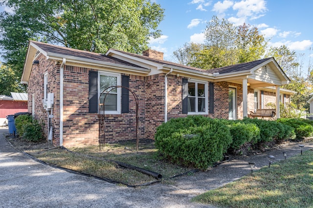 view of front of property