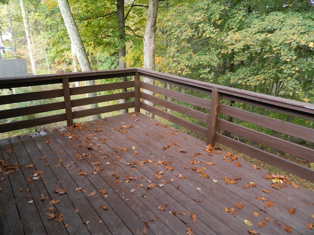 view of deck