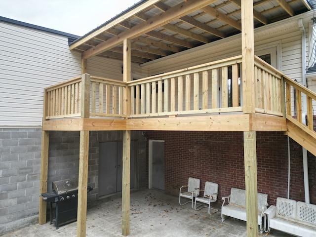 exterior space with a patio