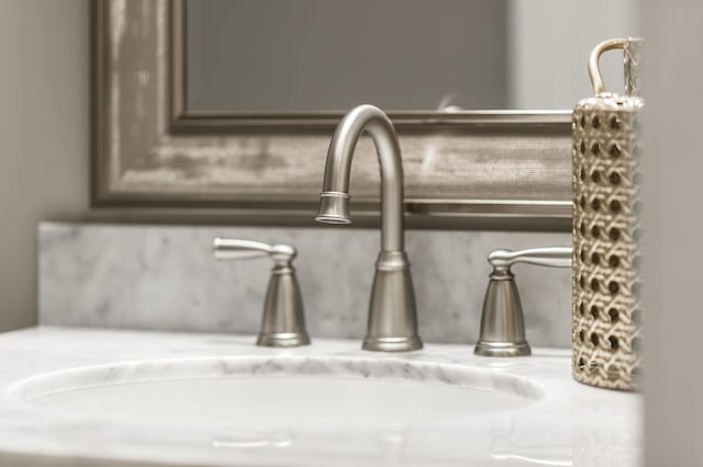 interior details with sink