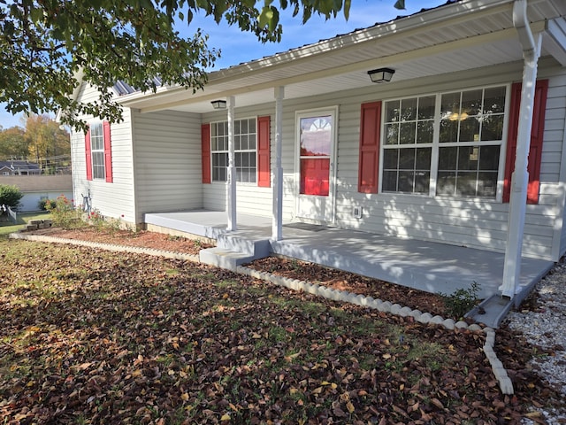 view of front of house featuring covered porch